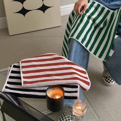 Summer Striped Cotton Towel