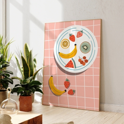 Fruit Plate Wall Art