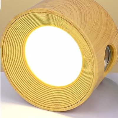 Wood Portable Spotlight