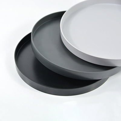 Modern Solid Color Round Storage Tray