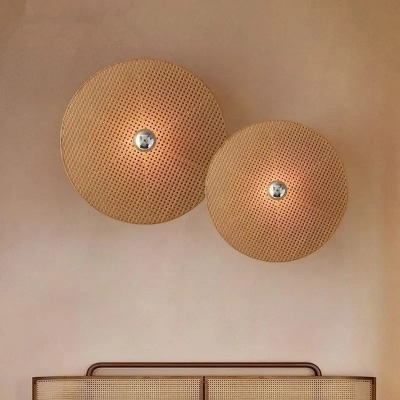 Zaina Rattan Wall Lamp