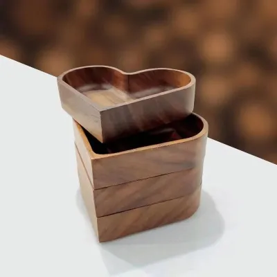 Heart shaped Serving Tray - 4 pcs
