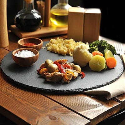 Faroe Basalt Slate Dinning Plate Set