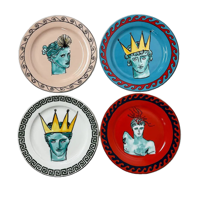 Olympians Greek Plates and Mugs