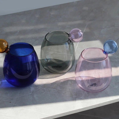 Elliot Big Belly Glass Cup