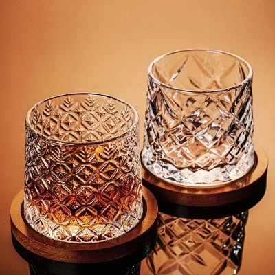 Onyx Whiskey Glass