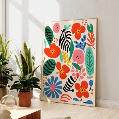 Brisa Flowers Canvas Painting