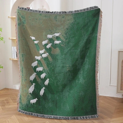 Frida Sheep Blanket