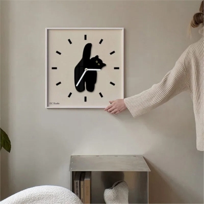 Yael Cat Wall Clock