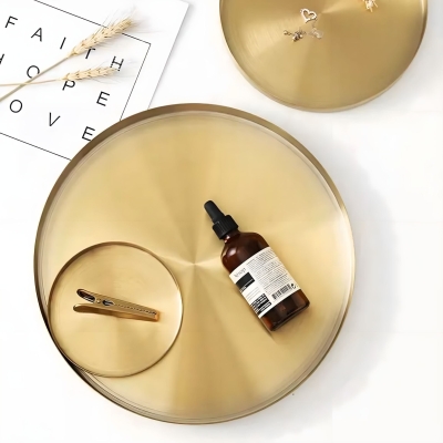 Golden Accent Tray