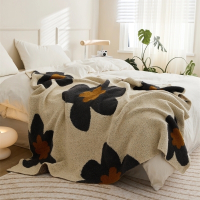 Aisha Floral Throw Blanket