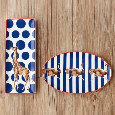 Safari Ceramic Plates