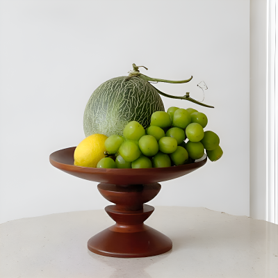 Heritage Wood Pedestal Tray
