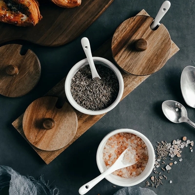 Provence Ceramic Seasoning Jar Set