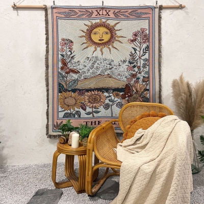 Mystic Sun Woven Throw Blanket
