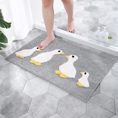 Duck Parade Bathroom Mat