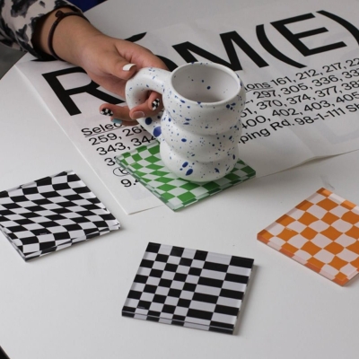 Checkerboard Coaster