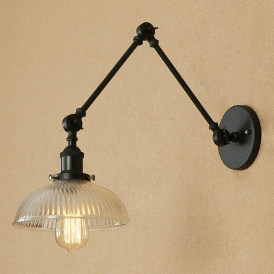 Mckinley Glass Adjustable Wall Lamp