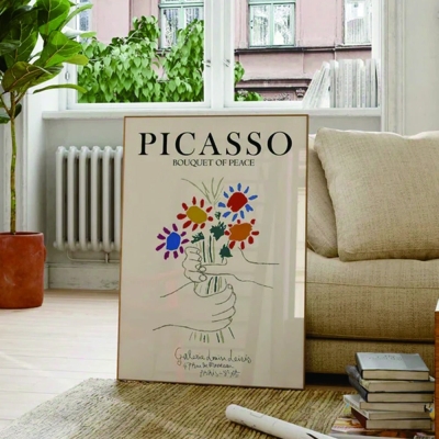 Picasso “Bouquet of Peace” Canvas Print