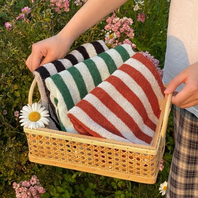 Summer Striped Cotton Towel