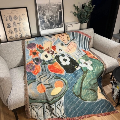 Henri Matisse-inspired Throw Blanket Collection
