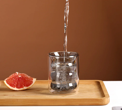 Cagliari Double Glass Cup