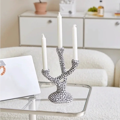 Quirine Ceramic Candle Holder