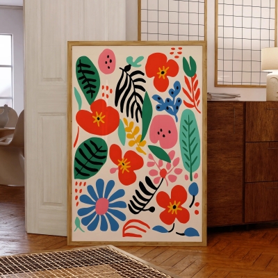 Brisa Flowers Canvas Painting