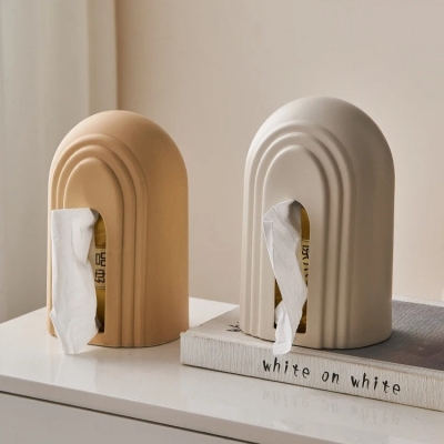 Rebecca Ceramic Tissue Box