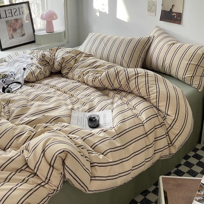 Claribel Stripped Duvet Cover Set