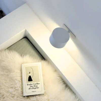 White Portable Spotlight