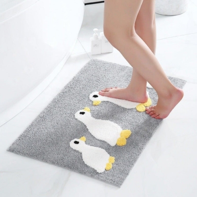 Duck Parade Bathroom Mat