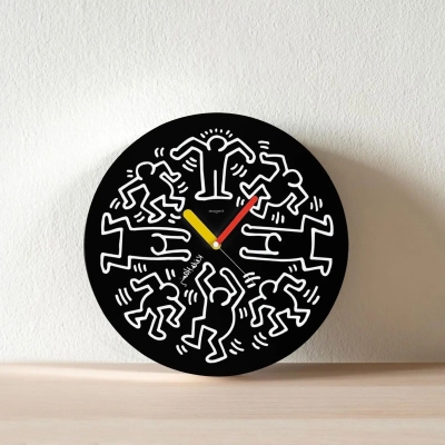 Keith Haring Wall Clock