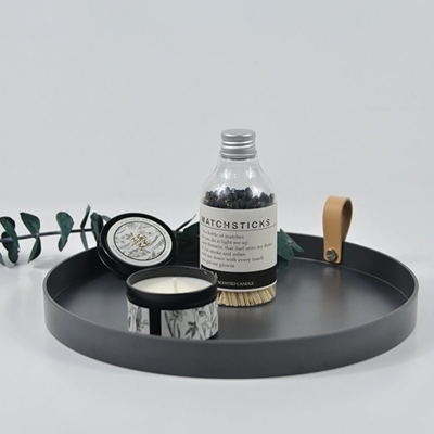 Modern Solid Color Round Storage Tray