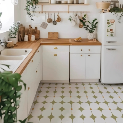 Jennifer Floor Tile Stickers