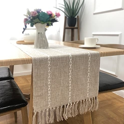 Cotton Linen Table Runner