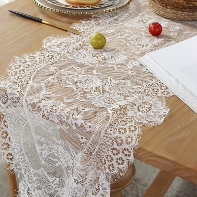 Floral Lace Table Runner