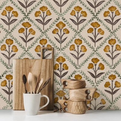 Doris Floral Wallpaper