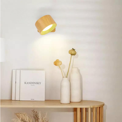 Wood Portable Spotlight