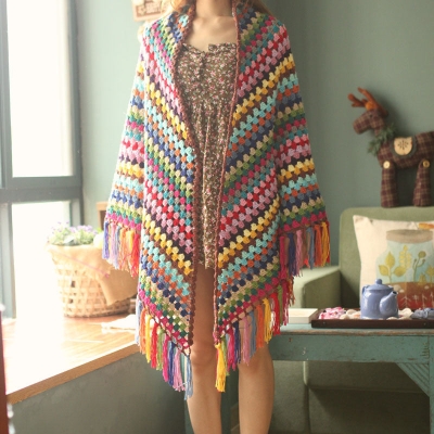 Gypsy Daisy Crochet Shawl