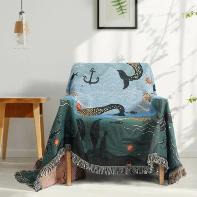 Mermaid's Cove Throw Blanket