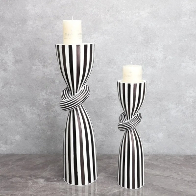 Othilie Striped Candle Holder