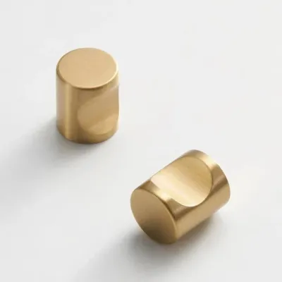 Lars Brushed Brass Knobs
