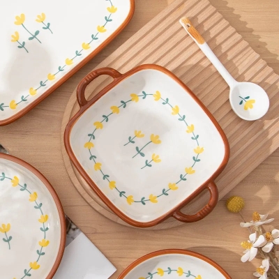 Chrysanthemum Dinning Plate Set