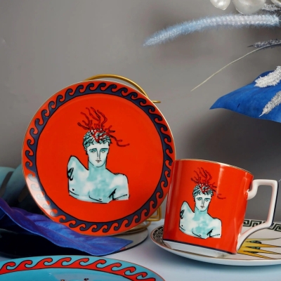 Olympians Greek Plates and Mugs