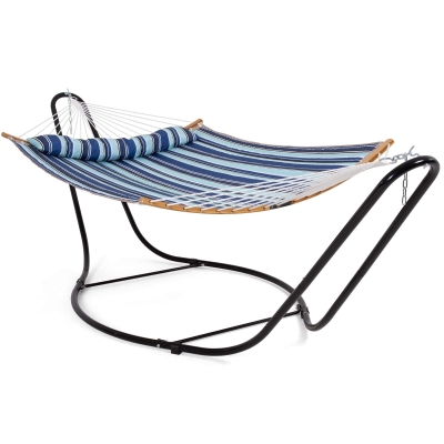 Outdoor Heavy Duty Hammock with Stand, 475 lbs Weight Capacity