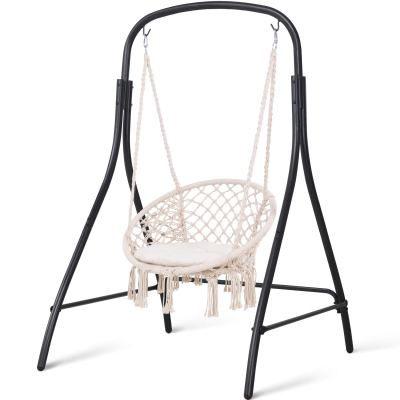 Durable Hammock Chair with Stand Included, 400 lbs Capacity