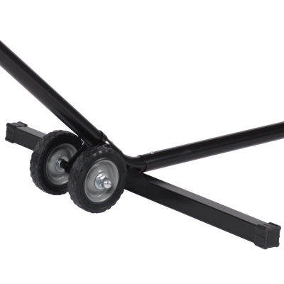 Hammock Wheel Kit for Hammock Stand for Outdoor Use, Black