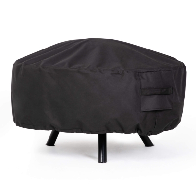 Fire Pit Cover Round with Waterproof Laminated Coating, UV Resistant