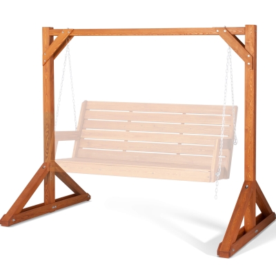 Heavy Duty Wooden Swing Frame for Outdoor and Backyard, 800 lbs